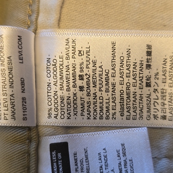 Levi's 514 Men's 38/32 Tan Straight Leg Jeans - Picture 11 of 12